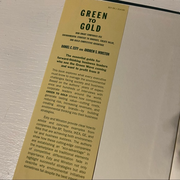 Green to Gold Daniel Esty Andrew Winston - Picture 2 of 7